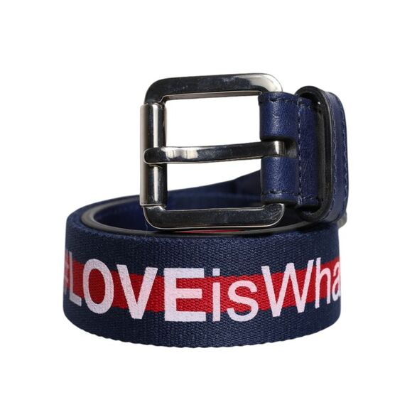 Dolce & Gabbana Love is What You Make It Belt Men Blue Belts